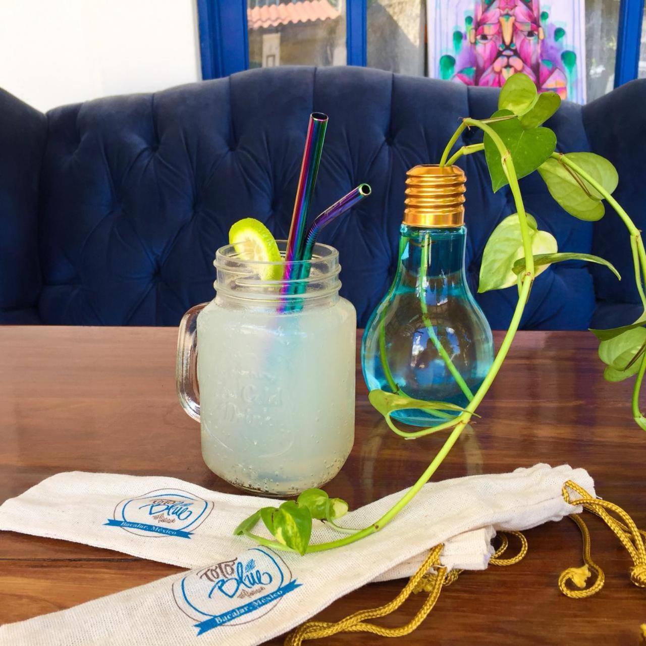 Toto Blue Hotel Boutique Bacalar Eksteriør bilde